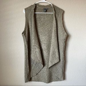 QUINN Light Olive Green Loose Vest